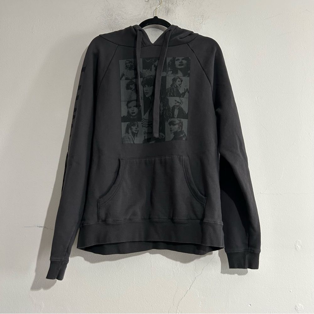 Taylor Swift The Eras Tour Graphic Dark Grey Hoodie Small
